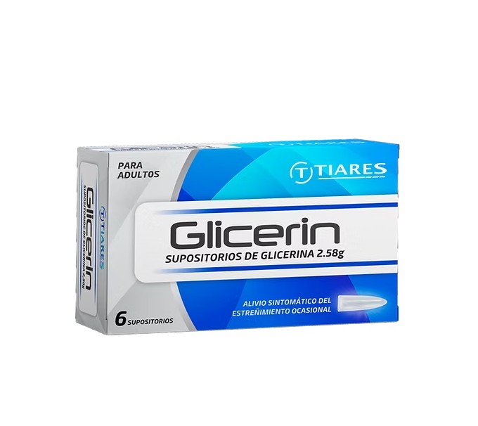 GLICERIN SUPOSITORIO ADULTO X 6 TIARES