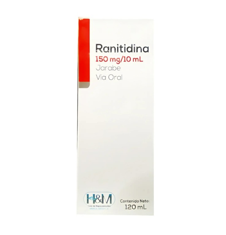 RANITIDINA 150M/10ML X 120ML H&M
