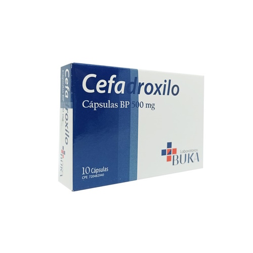 CEFADROXILO 500MG X 10 CAPS BUKA