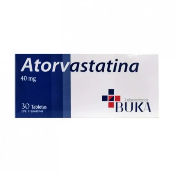 ATORVASTATINA 40MG X 30 TAB BUKA