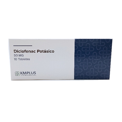 DICLOFENAC POTASICO 50MG X 10 TAB KMPLUS