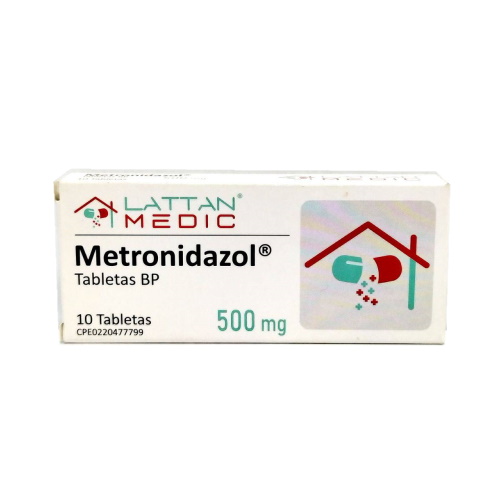 METRONIDAZOL 500MG X 10 TAB LATTAN MEDIC