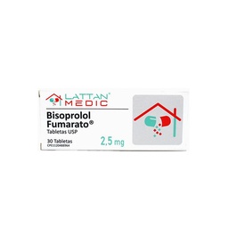 BISOPROLOL 2.5MG X 30 TAB LATTAN MEDIC