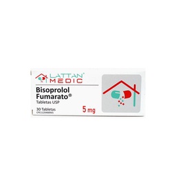 BISOPROLOL  5MG X 30 TAB LATTAN MEDIC