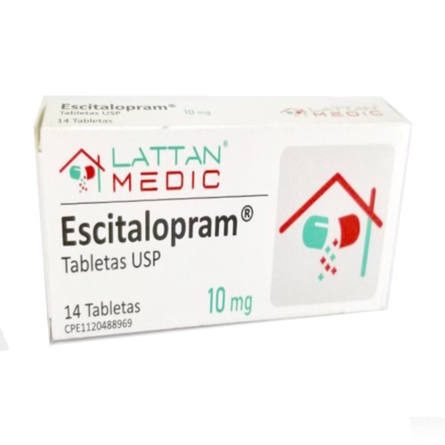 ESCITALOPRAM 10MG X 14 TAB LATTAN MEDIC