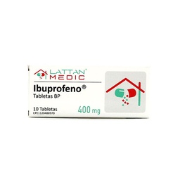 IBUPROFENO 400MG X 10 TAB LATTAN MEDIC