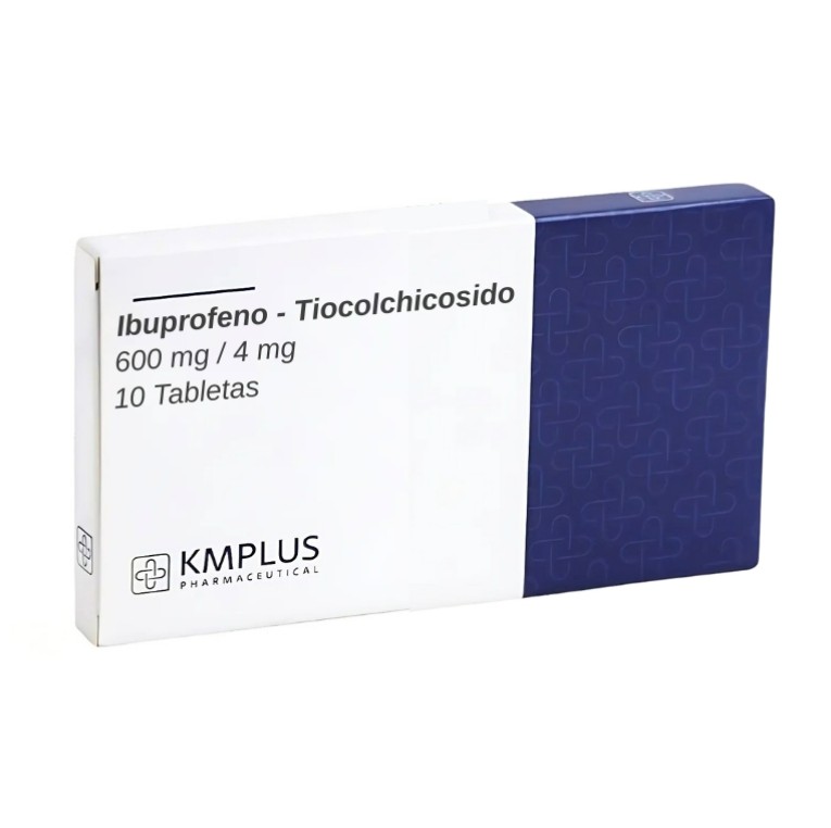IBUPROFENO/TIOCOLCHICOSIDO 600MG/4MG X 10 KMPLUS