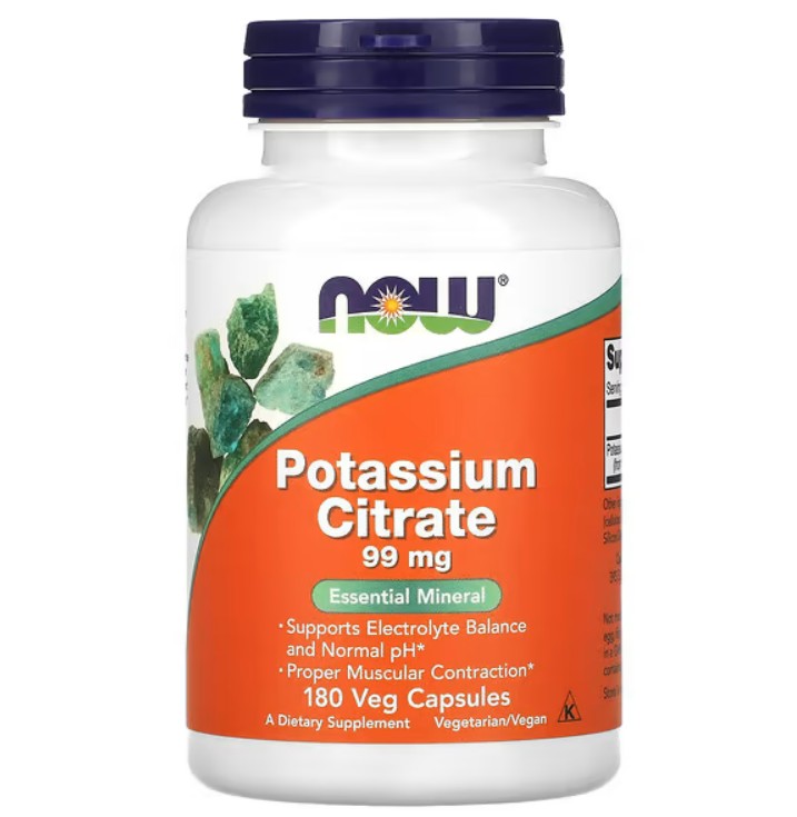 POTASSIUM CITRATE 180CAPS NOW