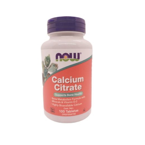 CALCIUM CITRATE+MAGNESIUM+ZINC+DIT D TAB X 100 NOW