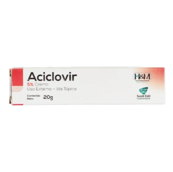 ACICLOVIR 5% X 20GR CREMA H&M