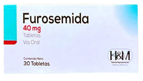 FUROSEMIDA 40MG X 30TAB H&M