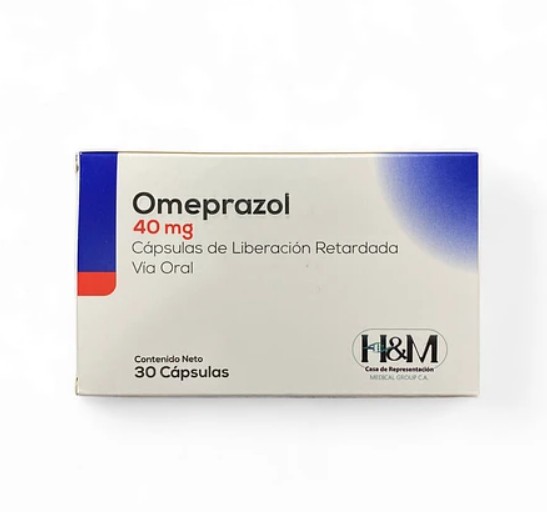 OMEPRAZOL 40MG X 30 CAPS H&M