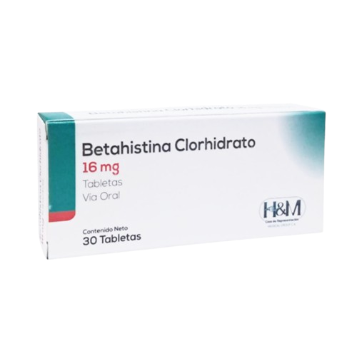 BETAHISTINA 16MG X 30TAB H&M