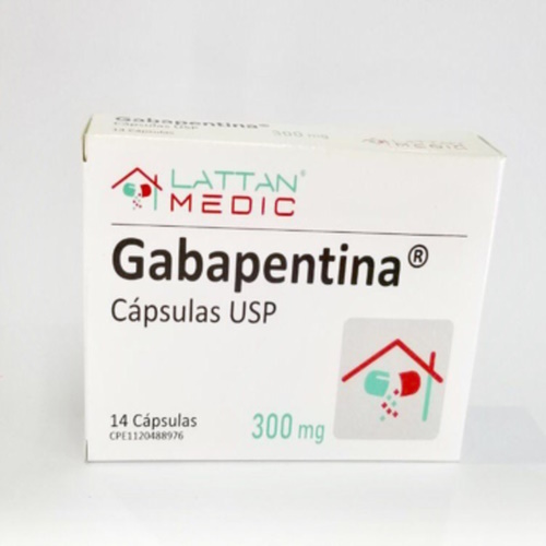 GABAPENTINA 300MG X 14 CAP LATTAN MEDIC