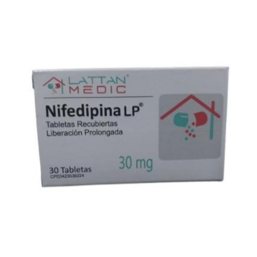 NIFEDIPINA LP 30MG X 30 TAB LATTAN MEDICA
