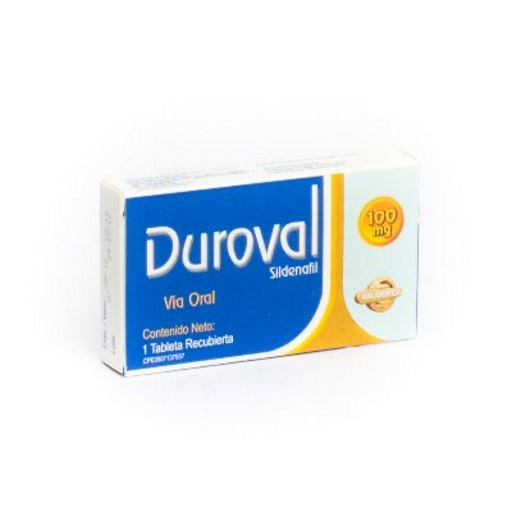 DUROVAL 100MG X 1 TAB VALMORCA