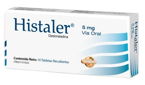 HISTALER 5MG X 10 TAB VALMORCA