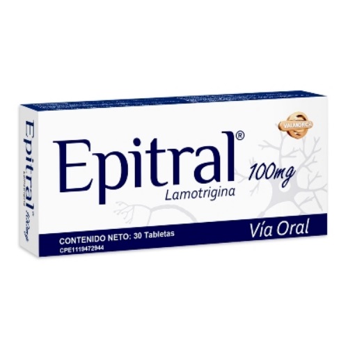 EPITRAL 100MG X 30TAB VALMORCA (LAMOTRIGINA)