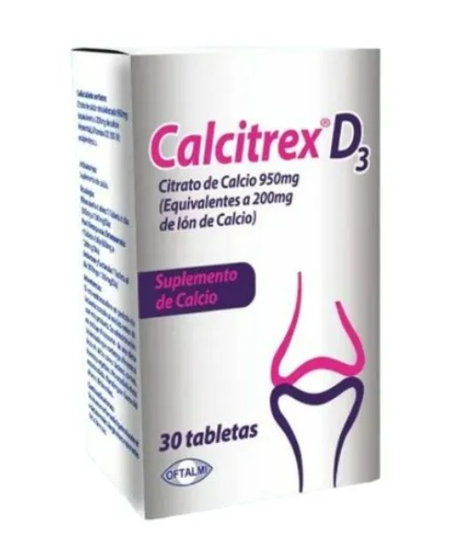 CALCITREX D3 X 30 TAB OFTALMI