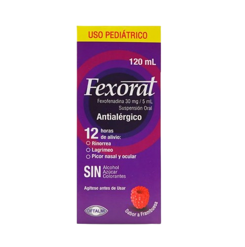 FEXORAT 30MG/5ML X 120ML OFTALMI FEXOFENADINA
