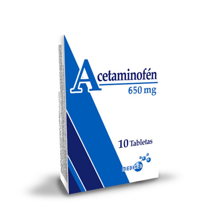 ACETAMINOFEN 650MG X 10 TAB OFTALMI