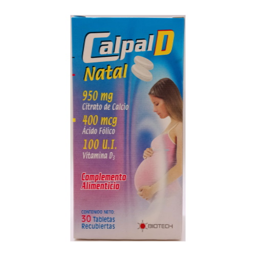 CALPAL D NATAL X 30TAB BIOTECH