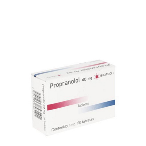 PROPRANOLO 40MG X 20TAB BIOTECH