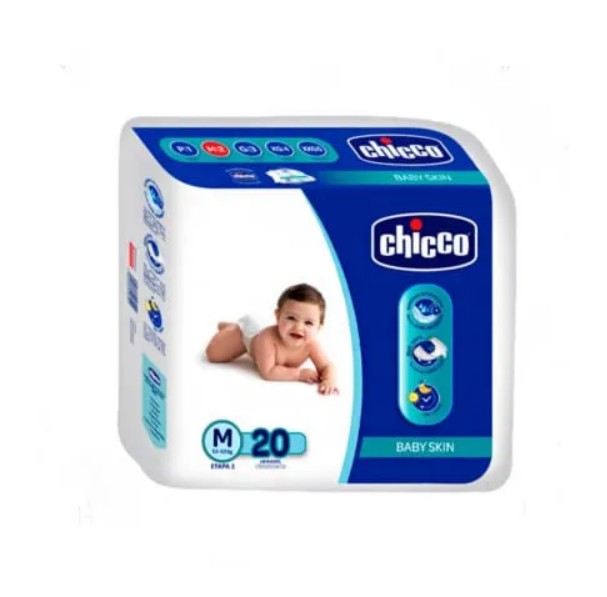 PAÑAL CHICCO X 20 UND TALLA M