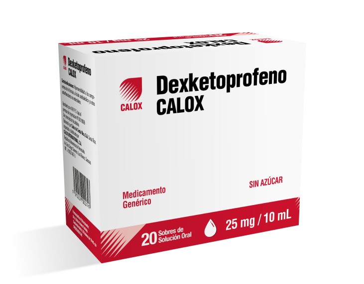DEXKETOPROFENO 25MG/10ML SOBRE CALOX