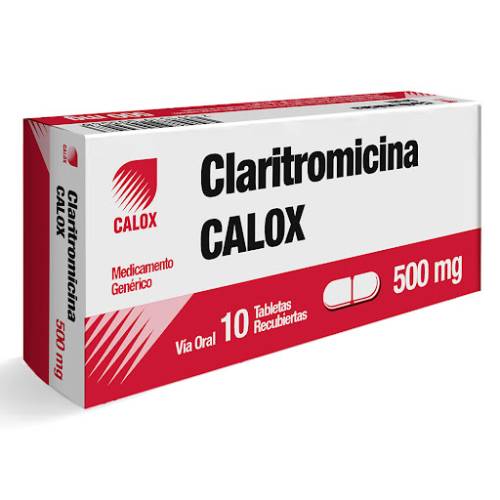 CLARITROMICINA 500MG X 10TAB CALOX