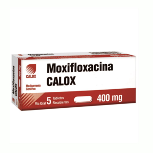 MOXIFLOXACINA 400MG X 5TAB CALOX