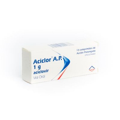 ACICLOR A.P. 1GR X 10 COMP LETI