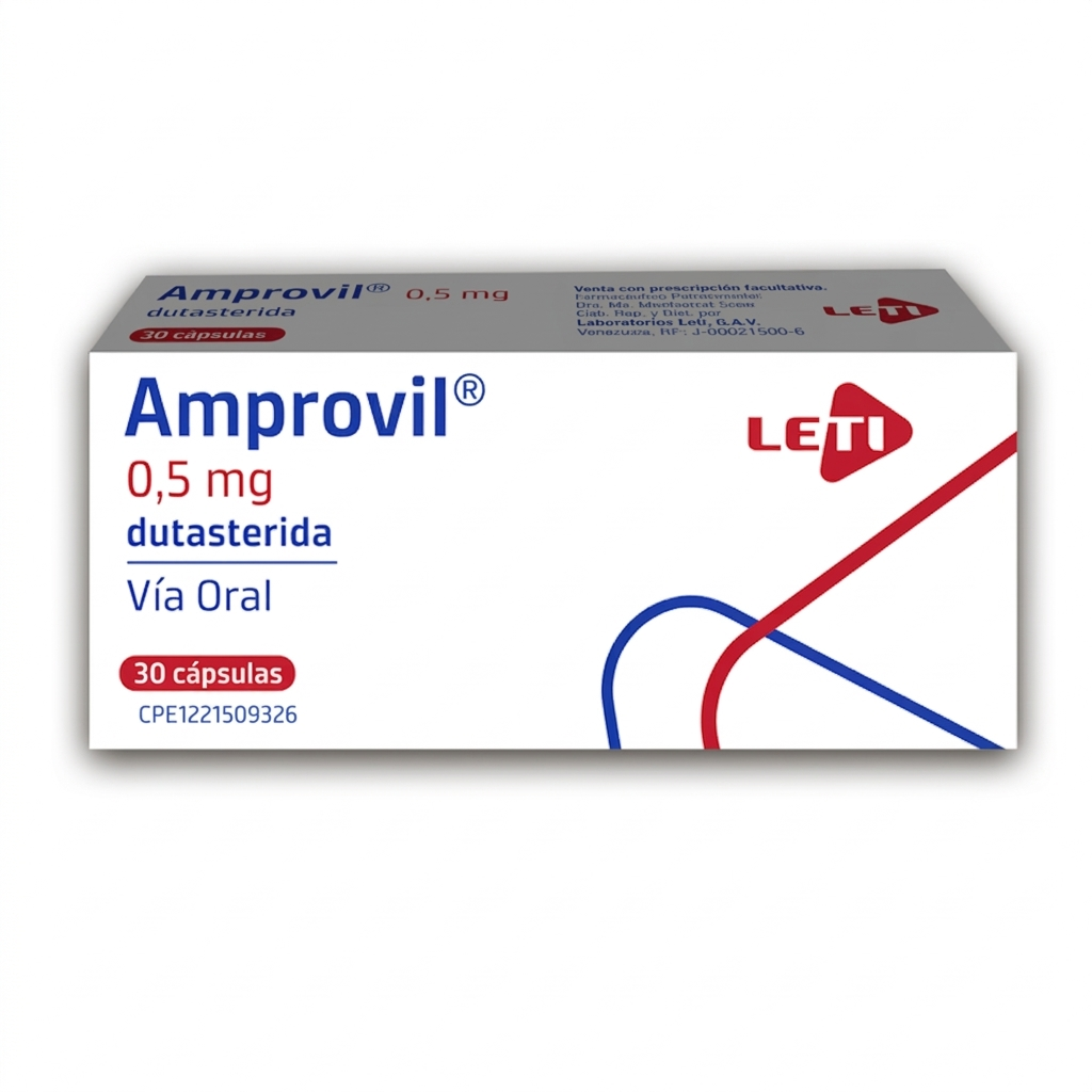 AMPROVIL 0.5MG X 30 CAPS LETI DEUTASTERIDE