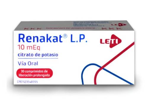 RENAKAT L.P 10 CITRATO DE POTASIO X 30 COMP LETI