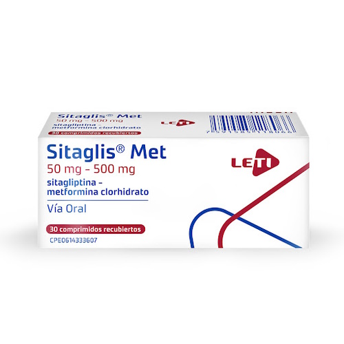 SITAGLISMET 50MG/1000MG X 30 LETI