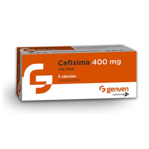 CEFIXIMA 400MG X 5 CAPS GENVEN