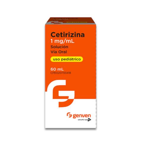 CETIRIZINA JARABE 60ML GENVEN