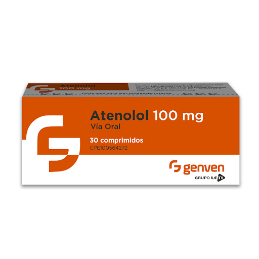 ATENOLOL TAB 100MG X 30 COMP GENVEN
