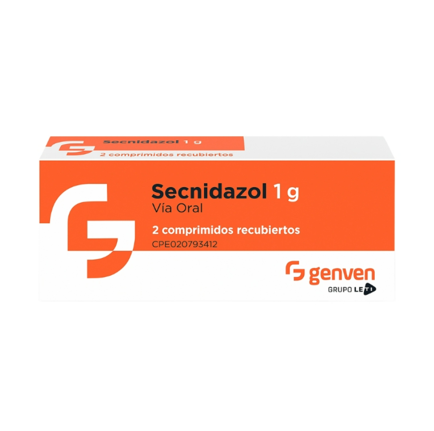 SECNIDAZOL 1GR X 2 COMP GENVEN