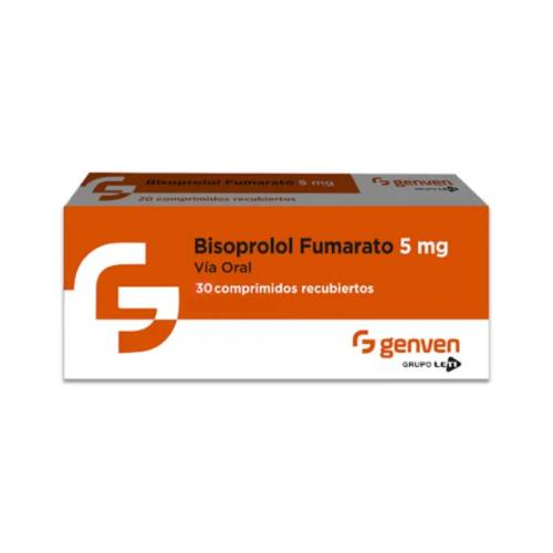 BISOPROLOL 5MG X 30 COMP GENVEN