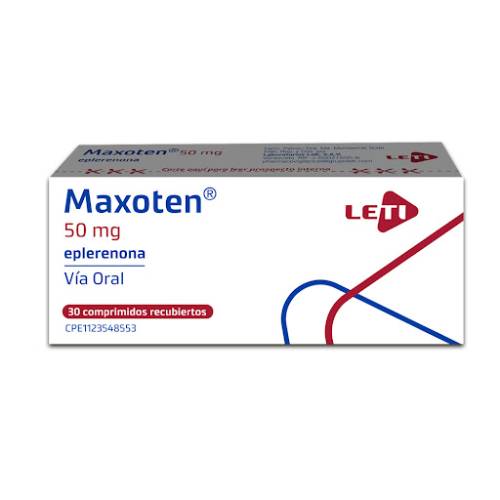 MAXOTEN 50MG X 30 COMP LETI APLERENONA