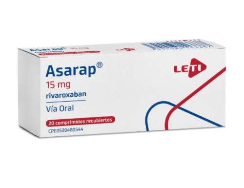 ASARAP 15MG X 30 COMP LETI