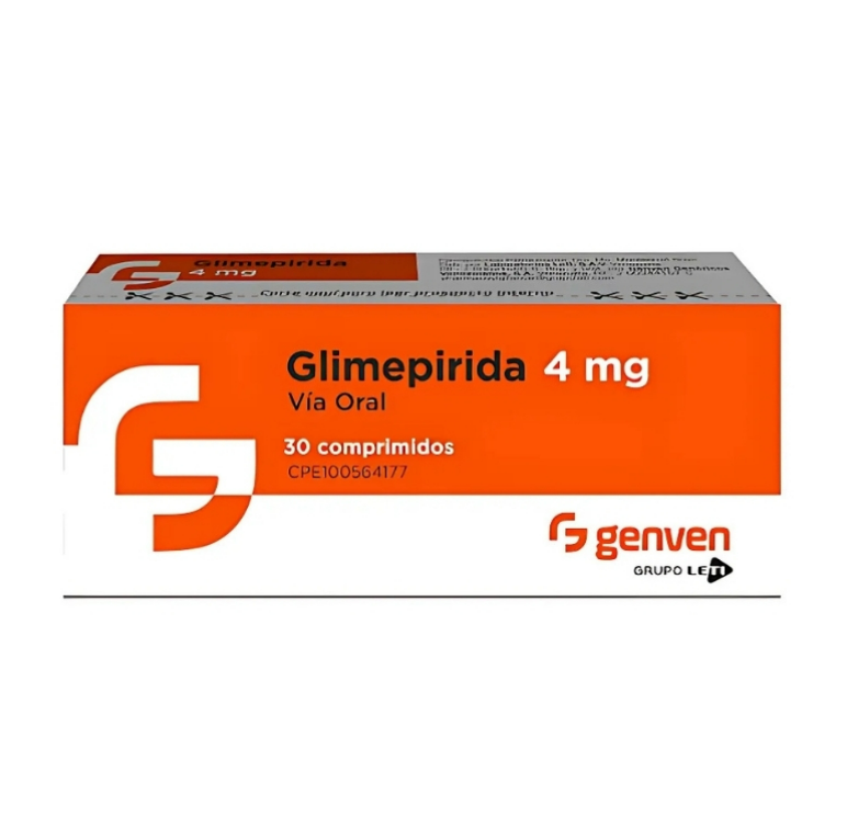 GLIMEPIRIDA 4MG X 30 COMP GENVEN