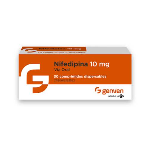NIFEDIPINA 10MG X 30 COM GENVEN