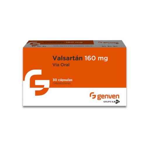 VALSARTAN 160MG X 30 CAPS GENVEN