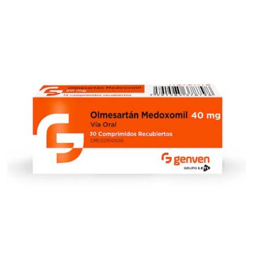 OLMESARTAN 40MG X 30 COMP GENVEN