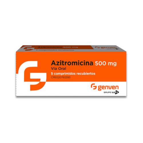 AZITROMICINA 500MG X 5TAB GENVEN