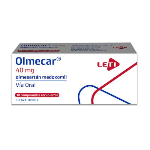 OLMECAR 40MG X 30 COMP LETI