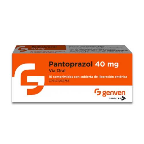 PANTOPRAZOL 40MG X 10 COMP GENVEN