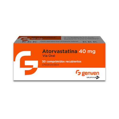 ATORVASTATINA 40MG X 30 TAB GENVEN
